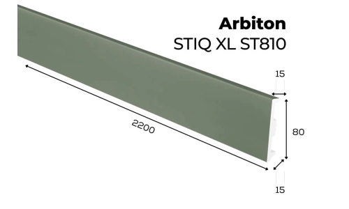 Listwa podłogowa STIQ XL OLIWKA ST810 - 15x80x2200 mm